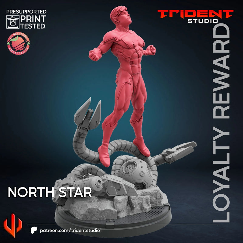 North Star Marvel MCP-compatible 40mm resin proxy miniature by Trident Miniatures - product image 4