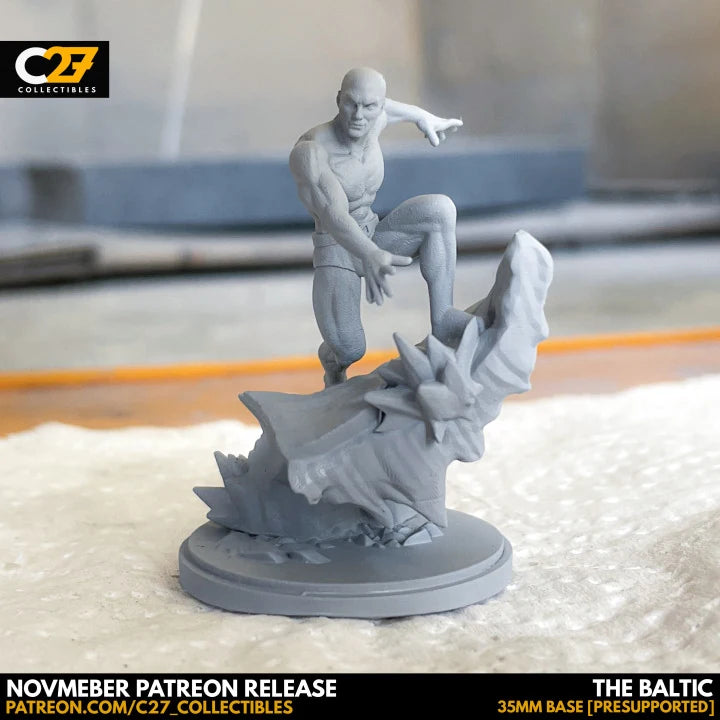 Iceman Marvel MCP-compatible resin miniature by C27 Studios - product image 4