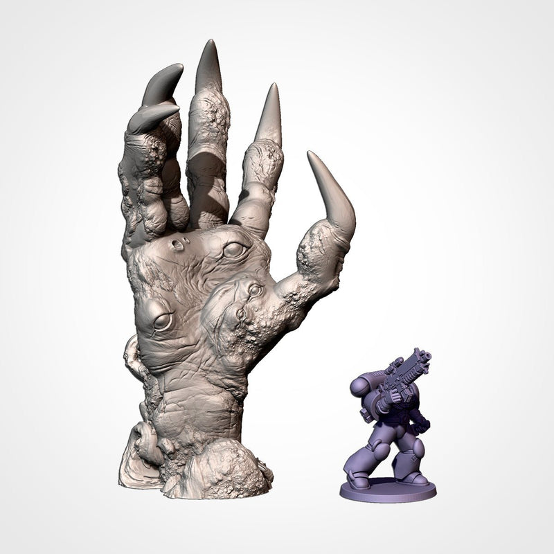 Hellish Terrain 3D printed terrain view 4