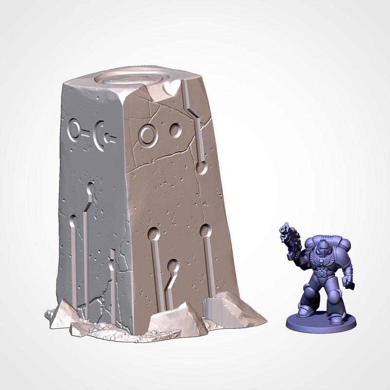 Xenos Monoliths 3D printed terrain view 4