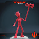 Gamer Groot Marvel MCP-compatible 40mm resin proxy miniature by Trident Miniatures - product image 4