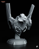 Eva 01 Resin Statue & Bust - Bust view 4