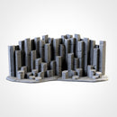 Basaltic Terrain 3D printed terrain view 4