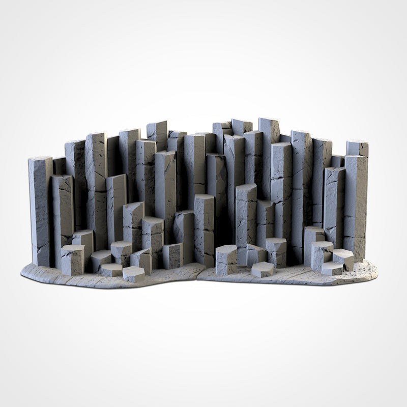 Basaltic Terrain 3D printed terrain view 4
