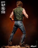 Chuck Norris Lone Wolf Sculpture resin statue kit view 4