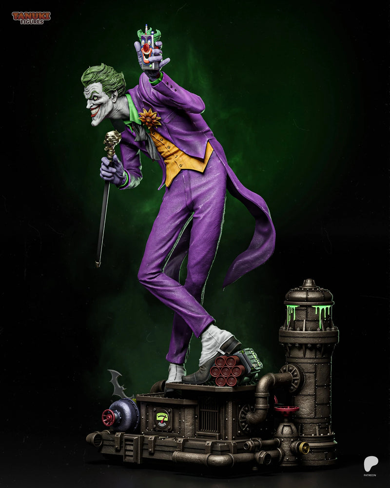 Joker Resin Statue & Bust - Full Size view 4