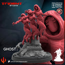Ghost Marvel MCP-compatible 40mm resin proxy miniature by Trident Miniatures - product image 4