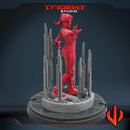 Jean Grey X-Men 2000 Movie Marvel MCP-compatible 40mm resin proxy miniature by Trident Miniatures - product image 4