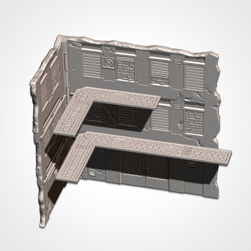 WTC Foldable Sovietic Set 3D printed terrain view 4