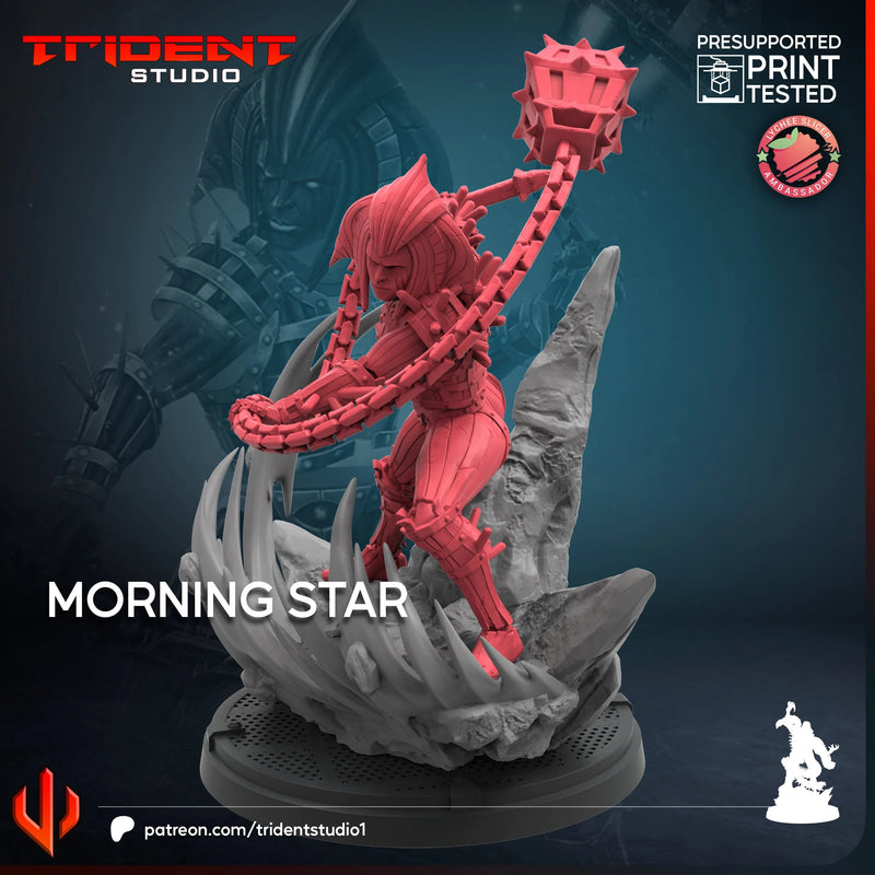Morning Star Marvel MCP-compatible 40mm resin proxy miniature by Trident Miniatures - product image 4