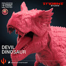 Devil Dinosaur Marvel MCP-compatible 40mm resin proxy miniature by Trident Miniatures - product image 4