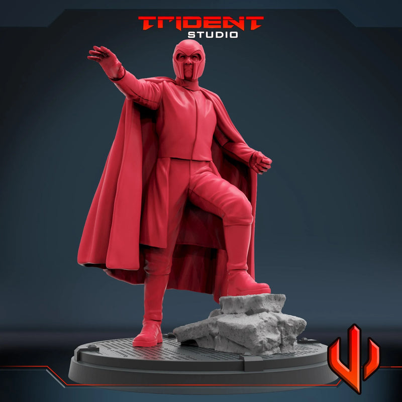 Magneto X-Men 2000 Movie Marvel MCP-compatible 40mm resin proxy miniature by Trident Miniatures - product image 4