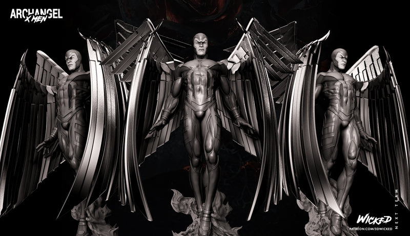 Archangel Sculpture resin statue kit view 4