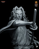 Kokushibo Resin Statue & Bust - Bust view 4