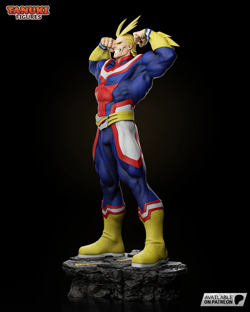 All Might Resin Statue & Bust - Full Size view 4