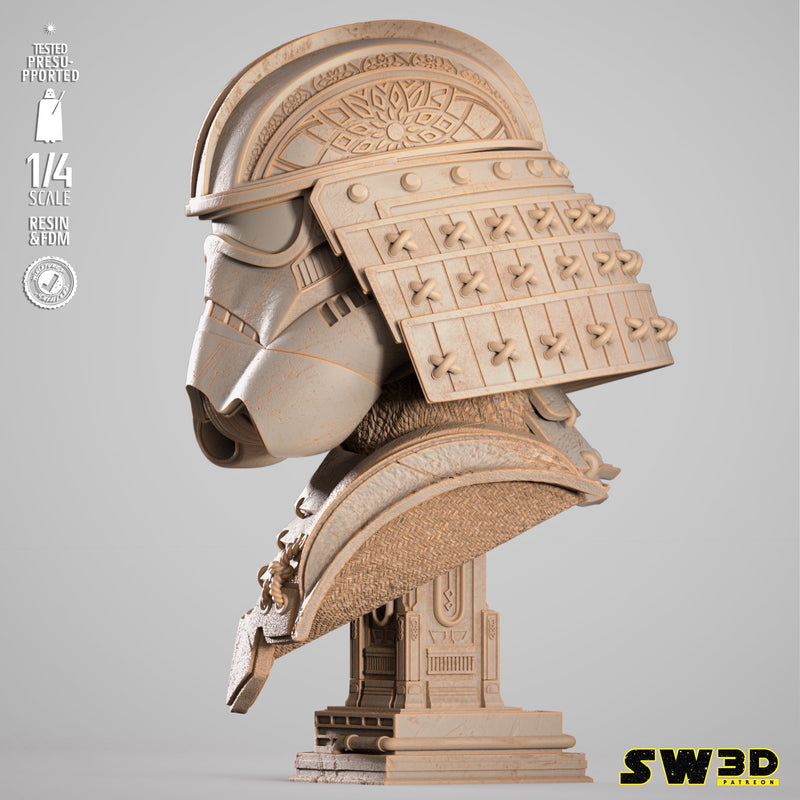 Stormtrooper Samurai Portrait Bust