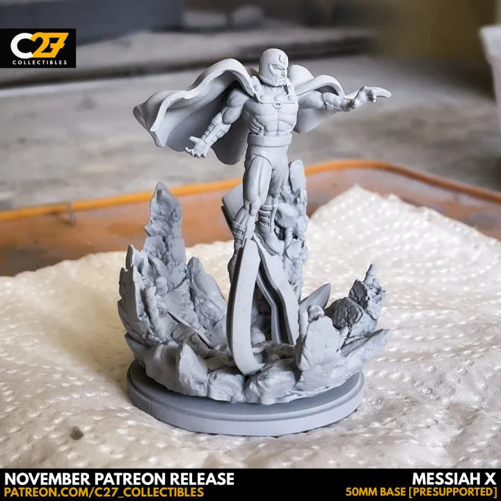 Magneto Marvel MCP-compatible resin miniature by C27 Studios - product image 4
