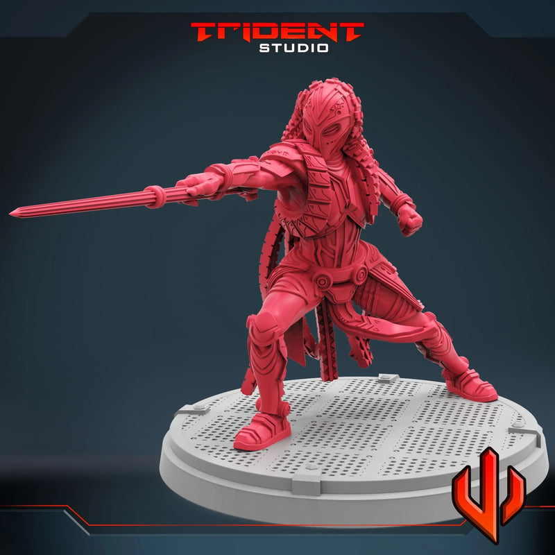 Midnight Angels - Sculpt A Marvel MCP-compatible 40mm resin proxy miniature by Trident Miniatures - product image 4