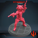 Rocket Raccoon - Sculpt A Marvel MCP-compatible 40mm resin proxy miniature by Trident Miniatures - product image 4