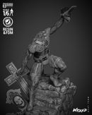 Cyclops Zombie Sculpture resin statue kit view 4