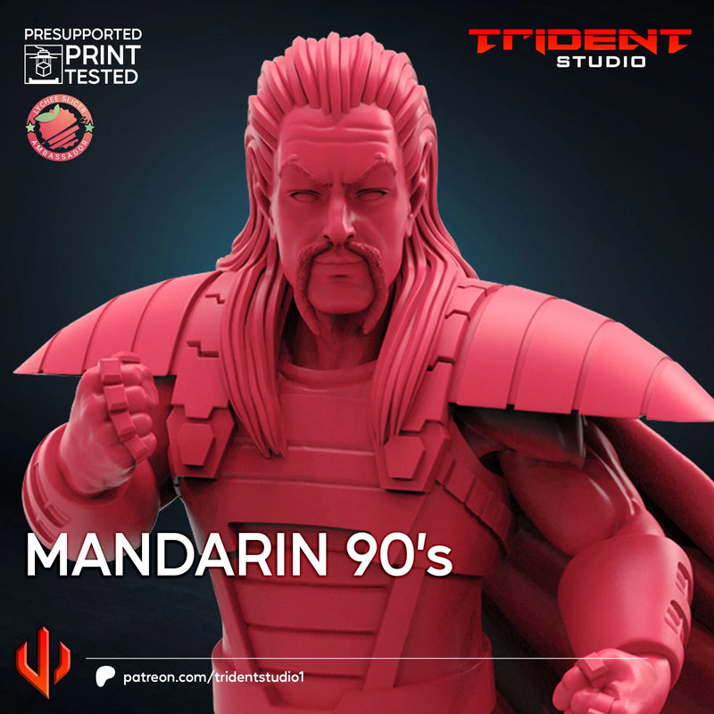 Mandarin 90'S Marvel MCP-compatible 40mm resin proxy miniature by Trident Miniatures - product image 4
