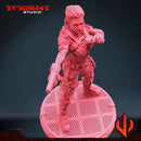 Melina Vostokoff - Sculpt B Marvel MCP-compatible 40mm resin proxy miniature by Trident Miniatures - product image 4