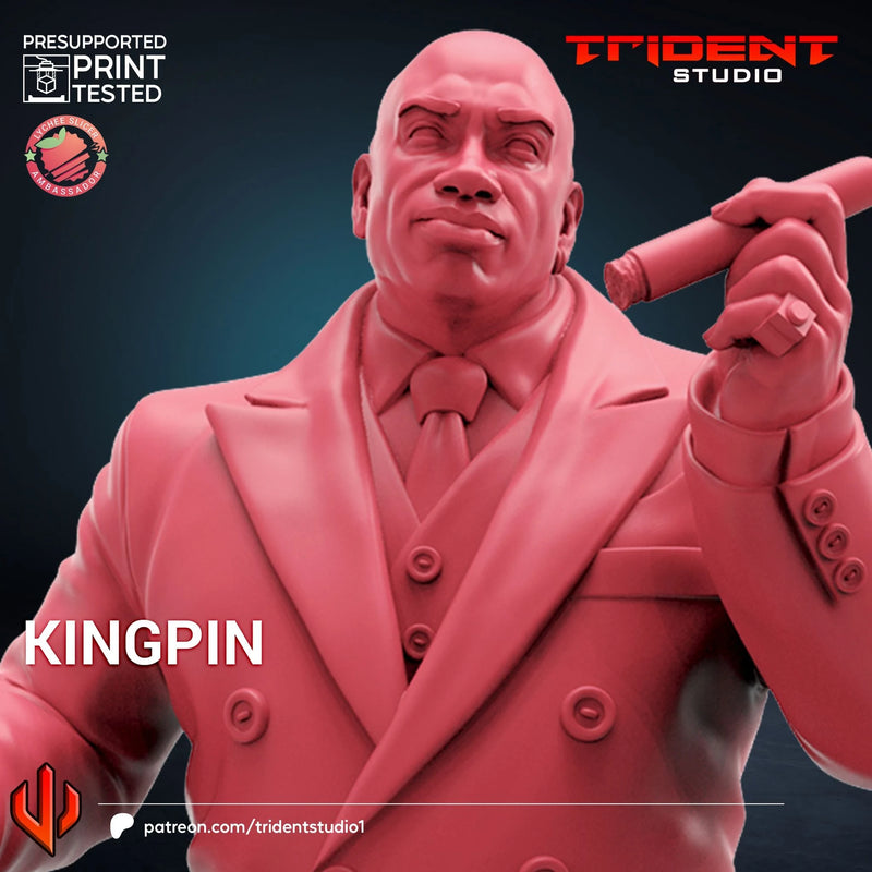 Kingpin - Sculpt D Marvel MCP-compatible 40mm resin proxy miniature by Trident Miniatures - product image 4