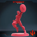 Captain America - Sculpt D Marvel MCP-compatible 40mm resin proxy miniature by Trident Miniatures - product image 4