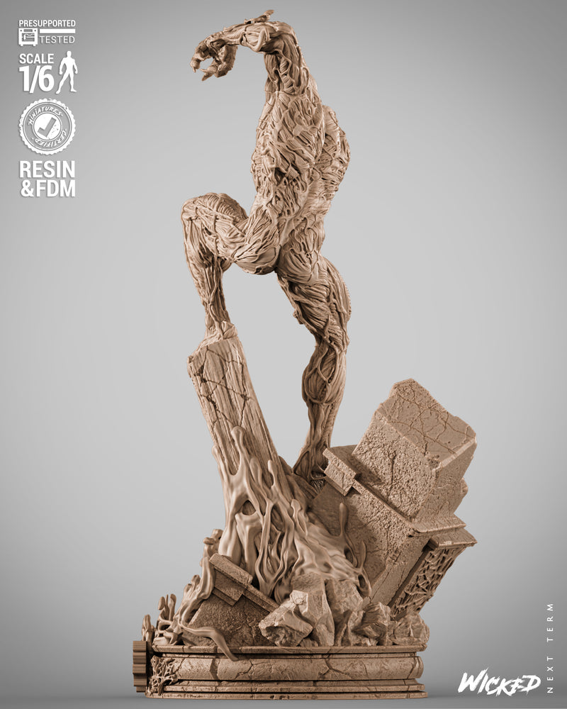 Carnage Sculpture resin statue kit view 4