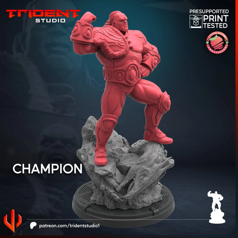 Champion Marvel MCP-compatible 40mm resin proxy miniature by Trident Miniatures - product image 4