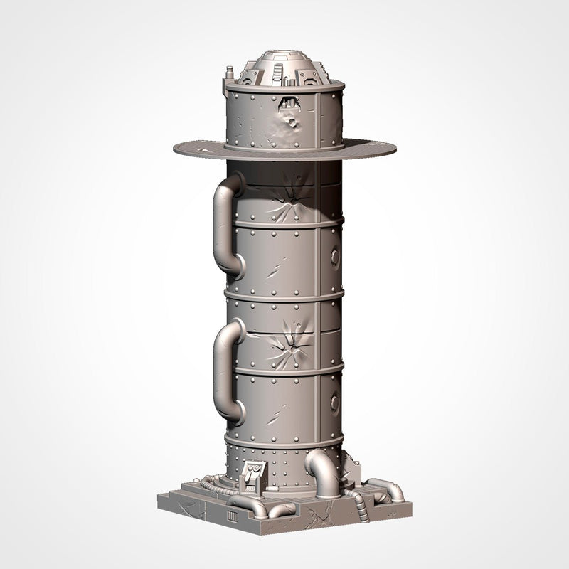 Industrial Sector 3D printed terrain view 4