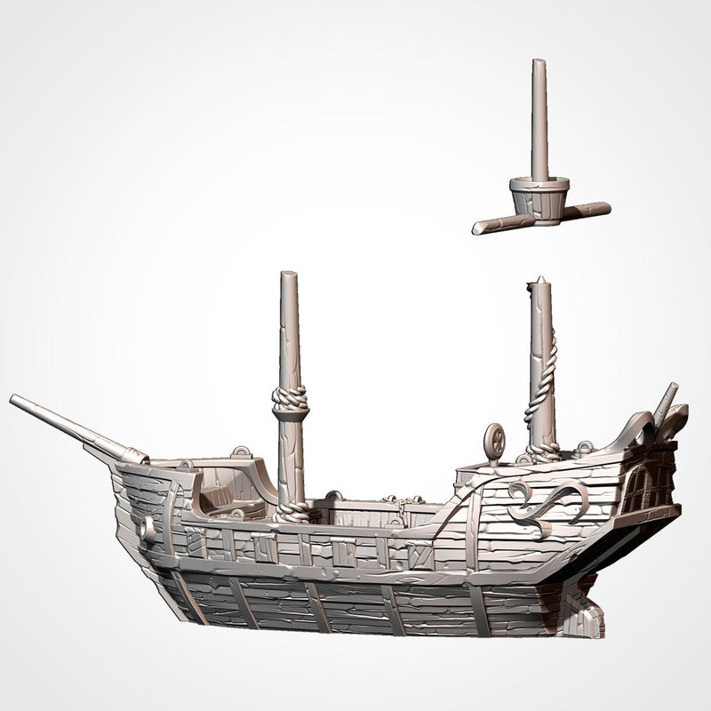 Ships Aground 3D printed terrain view 4