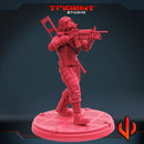 Winter Soldier Marvel MCP-compatible 40mm resin proxy miniature by Trident Miniatures - product image 4