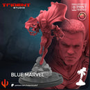 Blue Marvel Marvel MCP-compatible 40mm resin proxy miniature by Trident Miniatures - product image 4