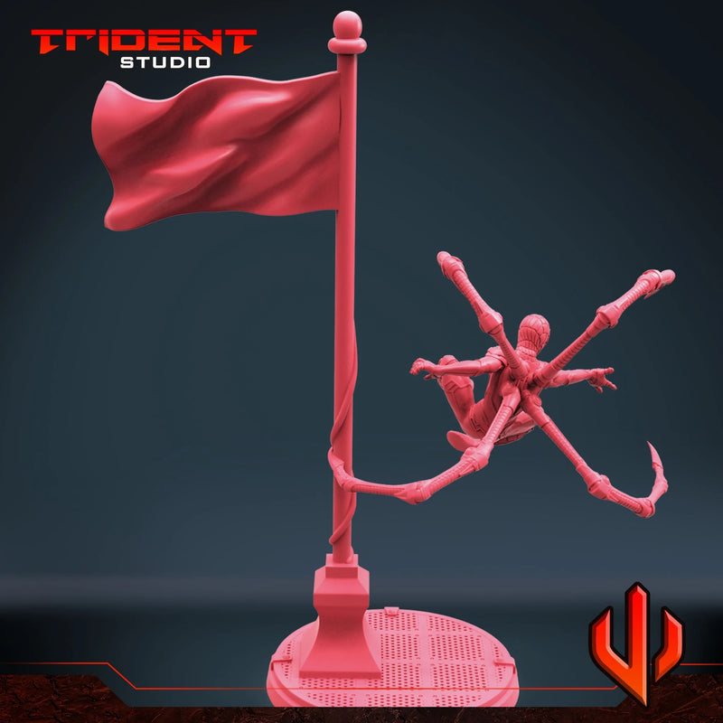 Iron Spider-Man Marvel MCP-compatible 40mm resin proxy miniature by Trident Miniatures - product image 4