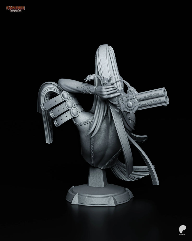 Bayonetta Resin Statue & Bust - Bust view 4