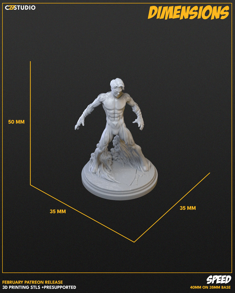 Speed Marvel MCP-compatible resin miniature by C27 Studios - product image 4