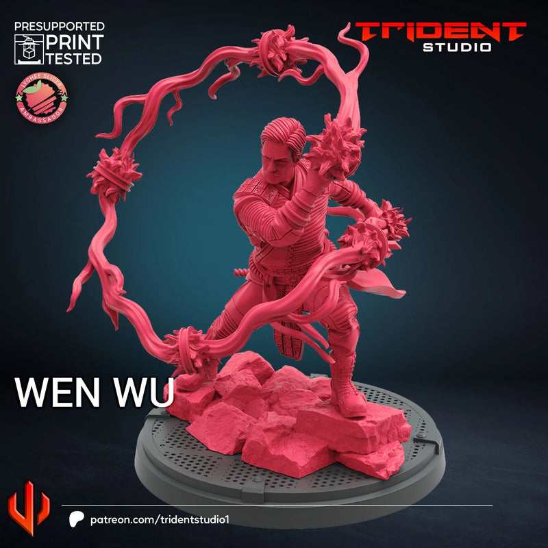 Wen Wu Marvel MCP-compatible 40mm resin proxy miniature by Trident Miniatures - product image 4