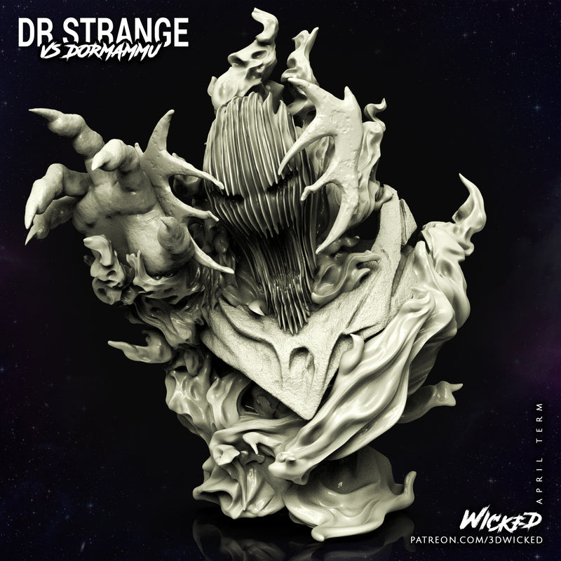 Doctor Strange vs Dormammu Diorama resin diorama kit view 4