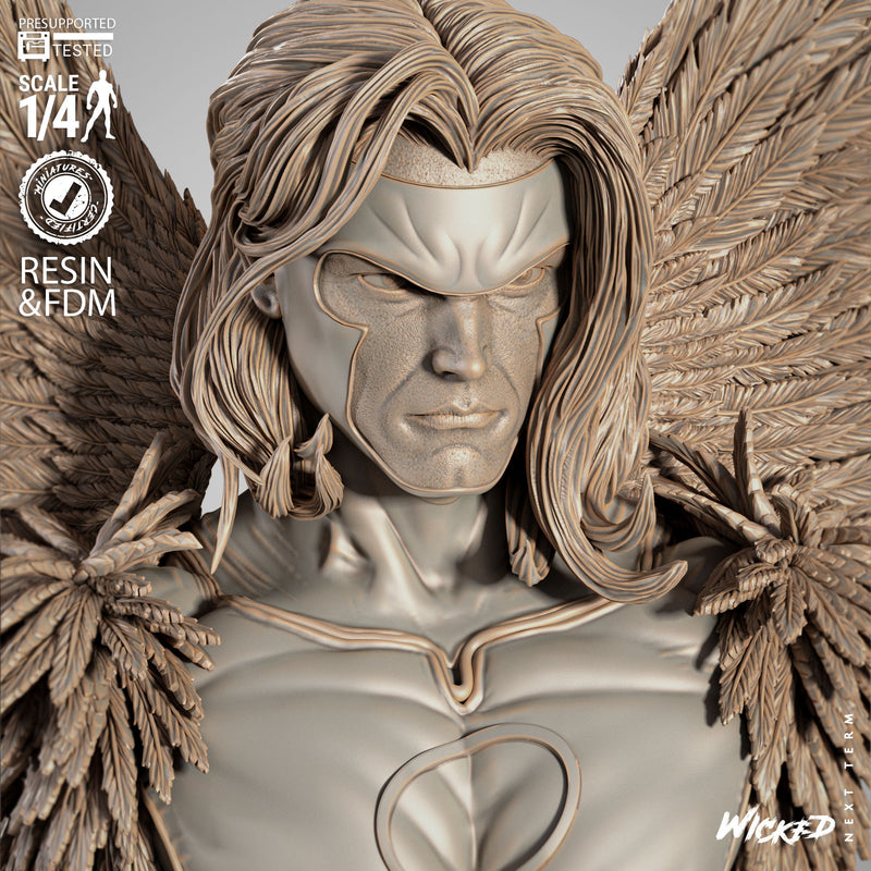 Angel Portrait Bust resin bust kit view 4