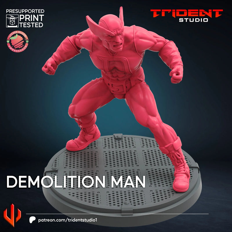 Demolition Man Marvel MCP-compatible 40mm resin proxy miniature by Trident Miniatures - product image 4