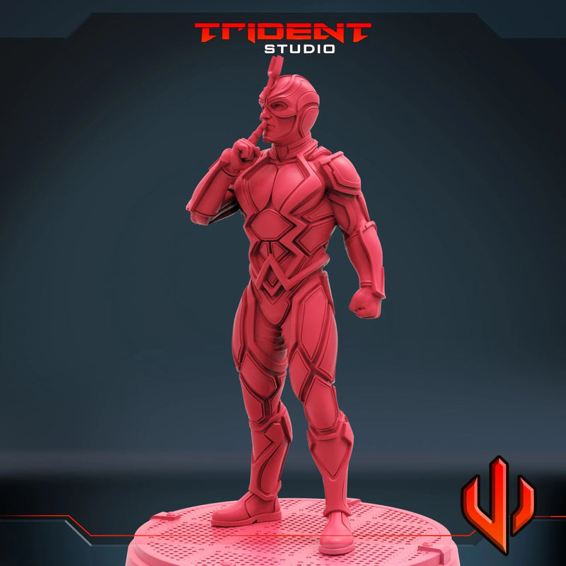Black Bolt - Sculpt A Marvel MCP-compatible 40mm resin proxy miniature by Trident Miniatures - product image 4