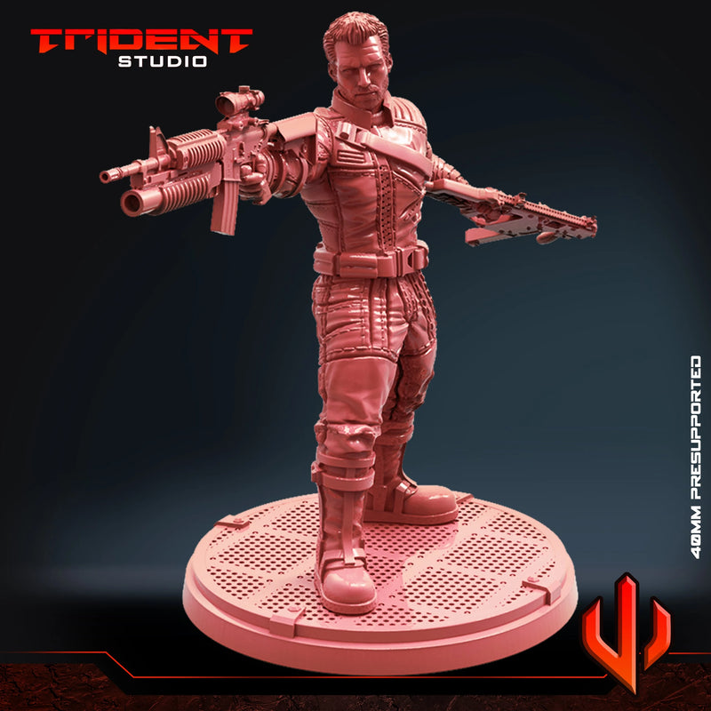 Winter Soldier 2021 - Sculpt A Marvel MCP-compatible 40mm resin proxy miniature by Trident Miniatures - product image 4