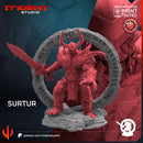 Surtur Marvel MCP-compatible 40mm resin proxy miniature by Trident Miniatures - product image 4