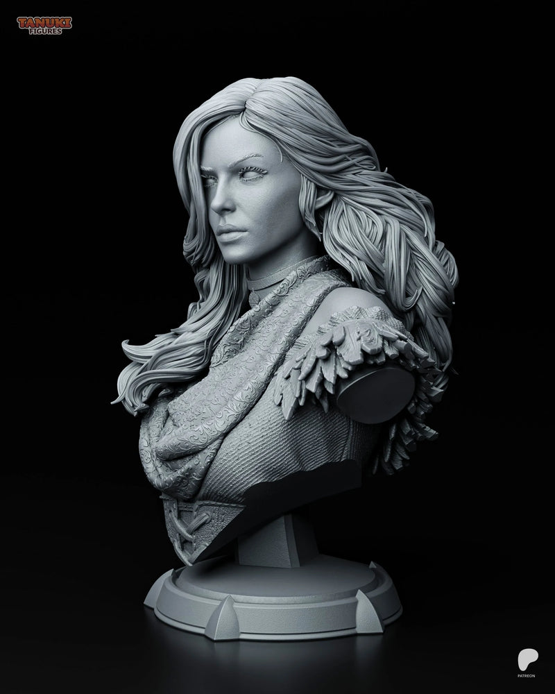 Yennefer Resin Statue & Bust - Bust view 4