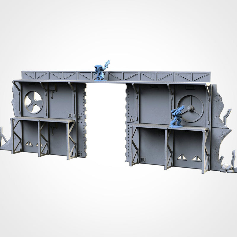 Modular Defenses 3D printed terrain view 4