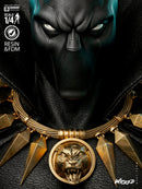 Black Panther Portrait Bust resin bust kit view 4