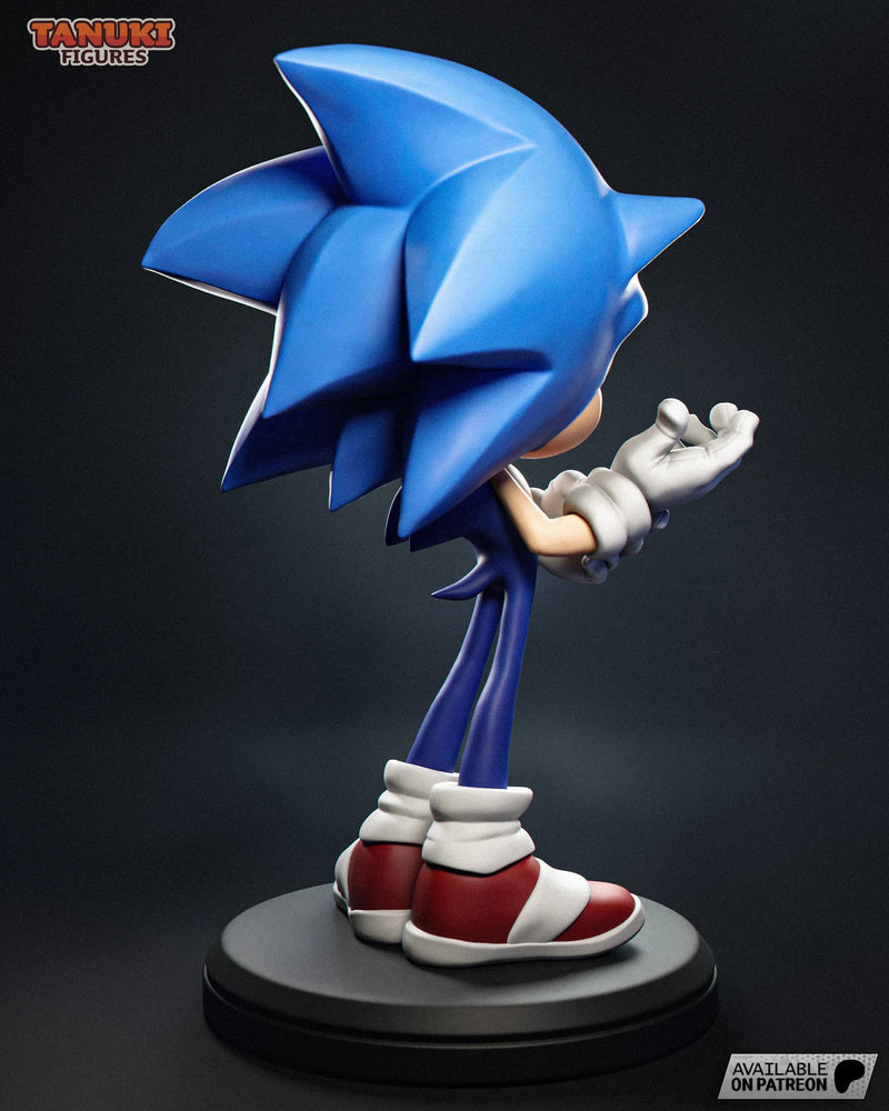 Sonic Toon Resin Figure - Toon view 4