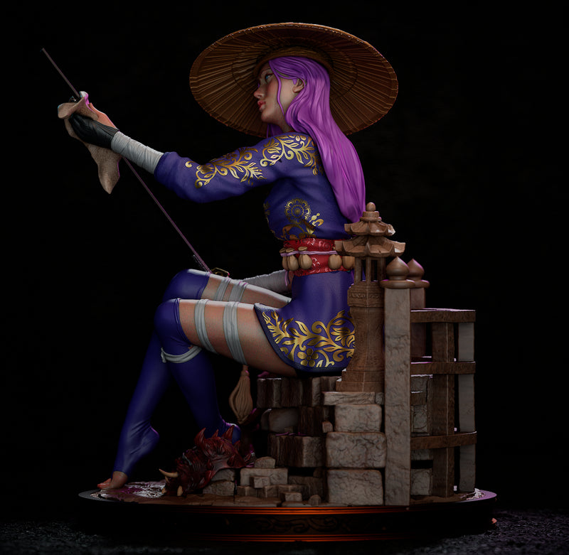 Psylocke Statue - 1/9 Scale