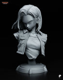 Android 18 Resin Statue & Bust - Bust view 4